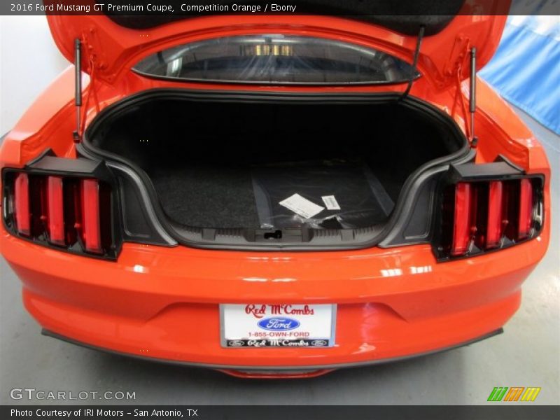Competition Orange / Ebony 2016 Ford Mustang GT Premium Coupe