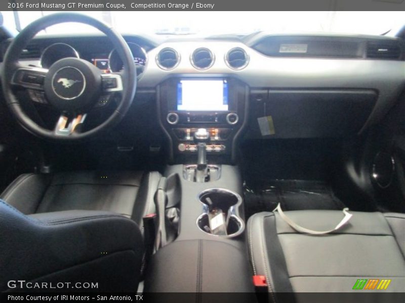 Competition Orange / Ebony 2016 Ford Mustang GT Premium Coupe