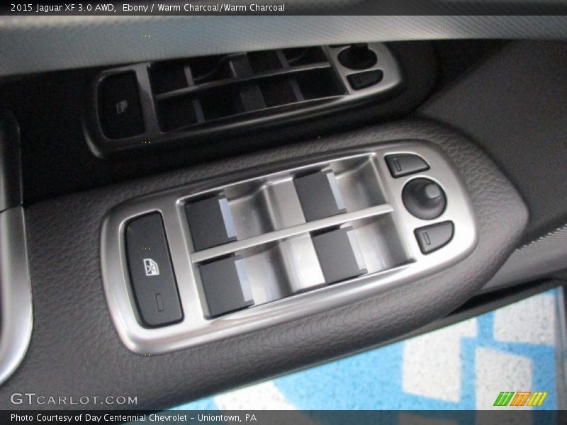 Ebony / Warm Charcoal/Warm Charcoal 2015 Jaguar XF 3.0 AWD