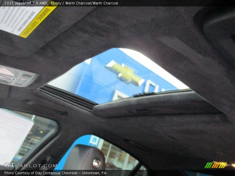 Ebony / Warm Charcoal/Warm Charcoal 2015 Jaguar XF 3.0 AWD