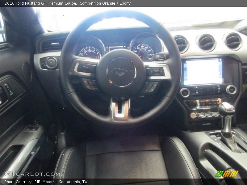 Competition Orange / Ebony 2016 Ford Mustang GT Premium Coupe