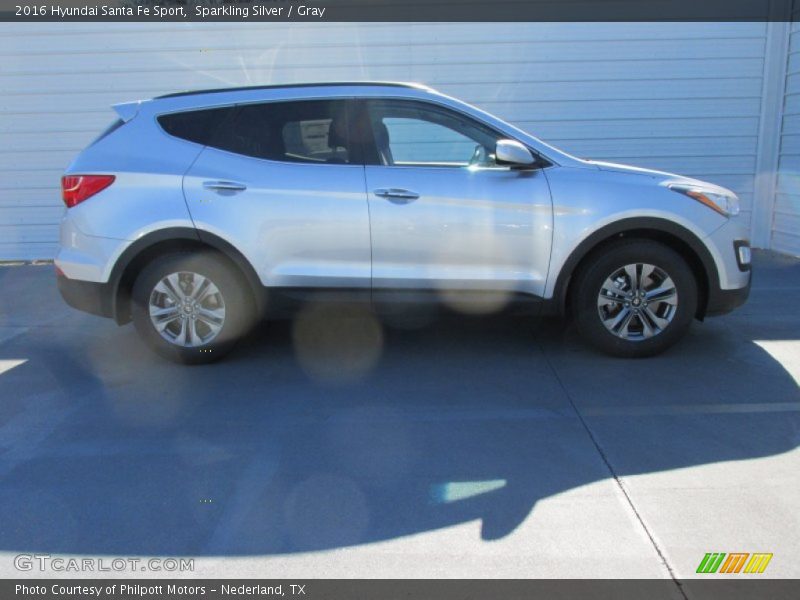 Sparkling Silver / Gray 2016 Hyundai Santa Fe Sport