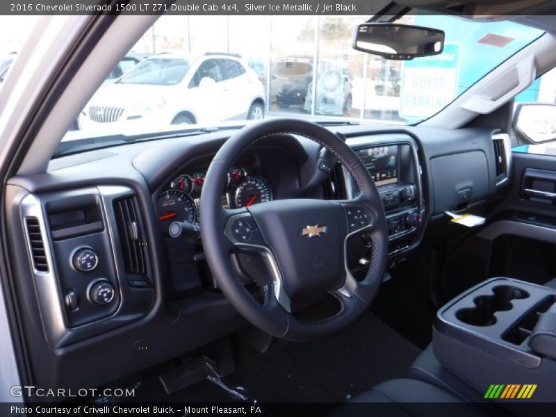 Jet Black Interior - 2016 Silverado 1500 LT Z71 Double Cab 4x4 