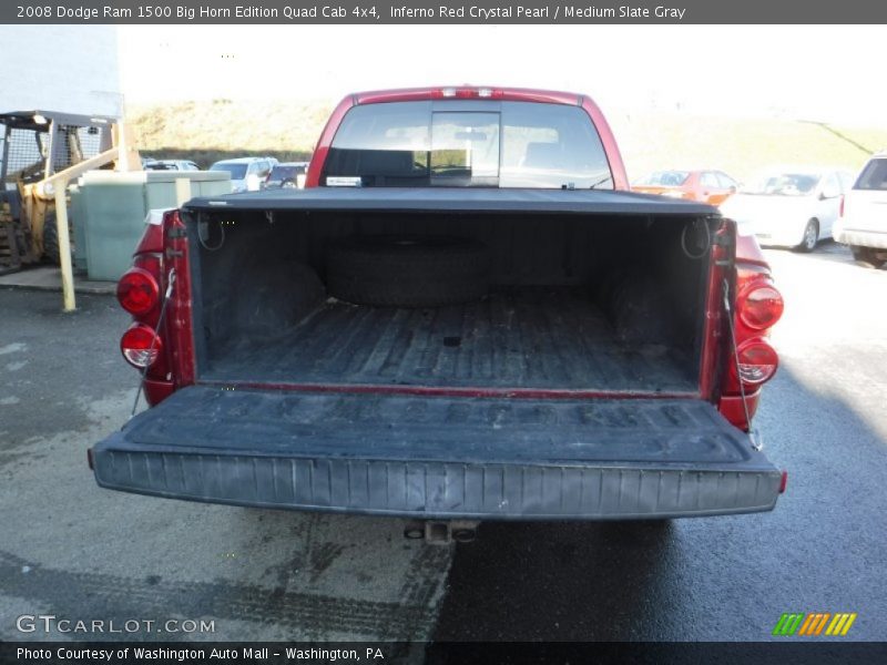Inferno Red Crystal Pearl / Medium Slate Gray 2008 Dodge Ram 1500 Big Horn Edition Quad Cab 4x4