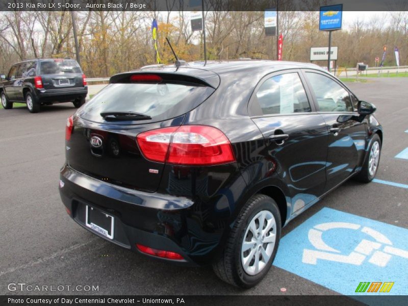 Aurora Black / Beige 2013 Kia Rio LX 5-Door