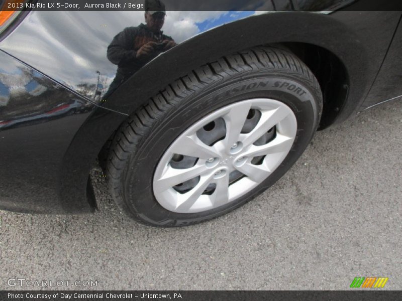 Aurora Black / Beige 2013 Kia Rio LX 5-Door