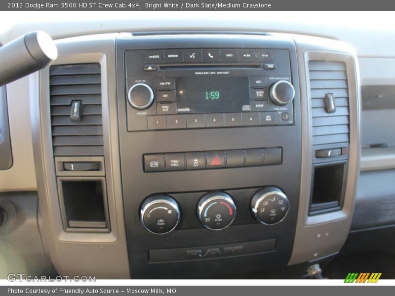 Bright White / Dark Slate/Medium Graystone 2012 Dodge Ram 3500 HD ST Crew Cab 4x4