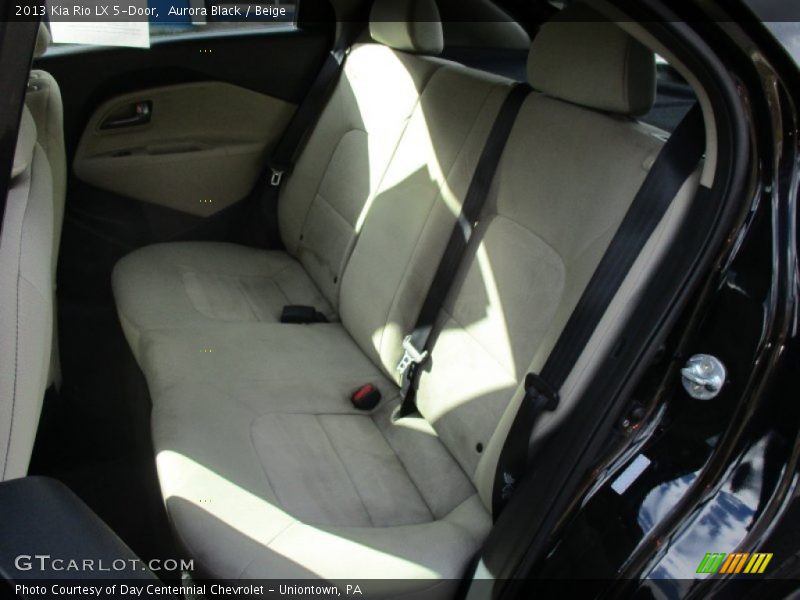 Aurora Black / Beige 2013 Kia Rio LX 5-Door
