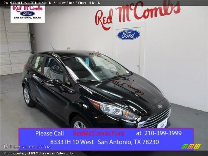 Shadow Black / Charcoal Black 2016 Ford Fiesta SE Hatchback