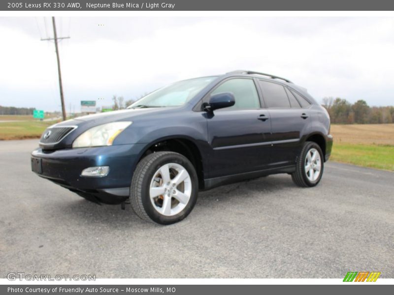 Neptune Blue Mica / Light Gray 2005 Lexus RX 330 AWD