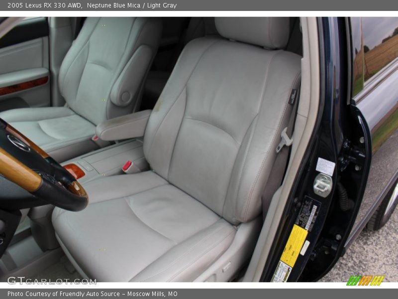 Neptune Blue Mica / Light Gray 2005 Lexus RX 330 AWD