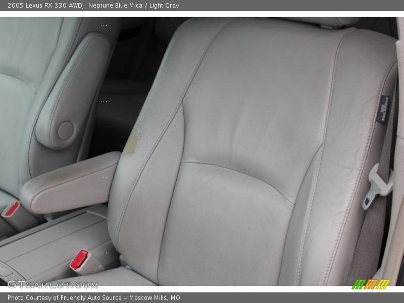 Neptune Blue Mica / Light Gray 2005 Lexus RX 330 AWD