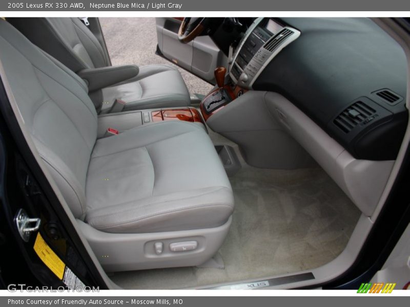 Neptune Blue Mica / Light Gray 2005 Lexus RX 330 AWD