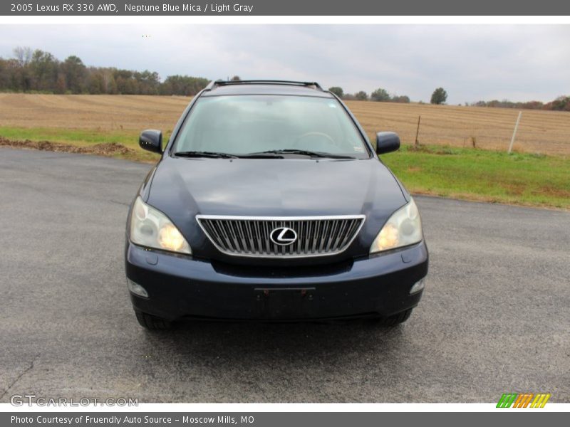 Neptune Blue Mica / Light Gray 2005 Lexus RX 330 AWD