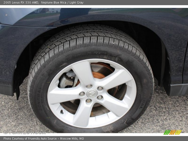 Neptune Blue Mica / Light Gray 2005 Lexus RX 330 AWD