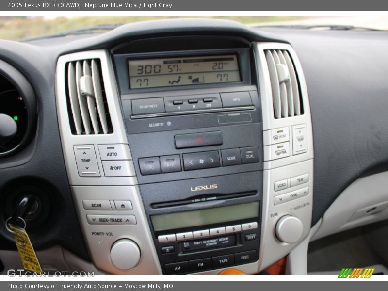 Neptune Blue Mica / Light Gray 2005 Lexus RX 330 AWD