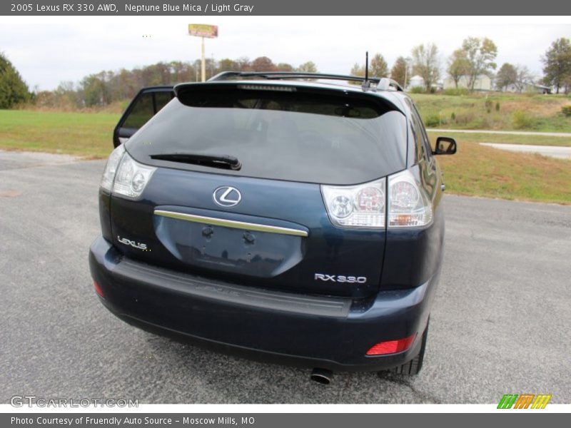 Neptune Blue Mica / Light Gray 2005 Lexus RX 330 AWD