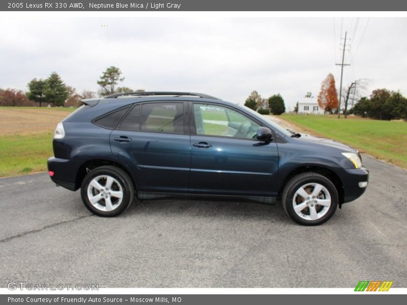 Neptune Blue Mica / Light Gray 2005 Lexus RX 330 AWD
