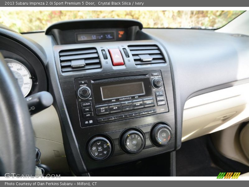Crystal Black Silica / Ivory 2013 Subaru Impreza 2.0i Sport Premium 5 Door