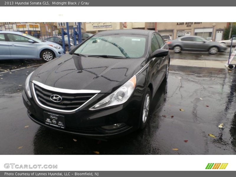 Midnight Black / Gray 2013 Hyundai Sonata GLS