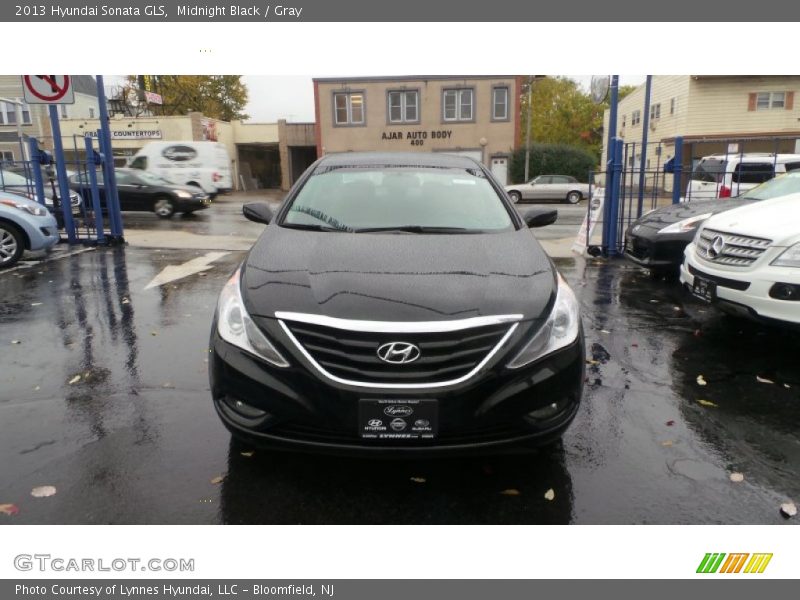 Midnight Black / Gray 2013 Hyundai Sonata GLS