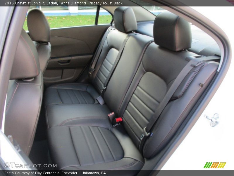 Rear Seat of 2016 Sonic RS Sedan