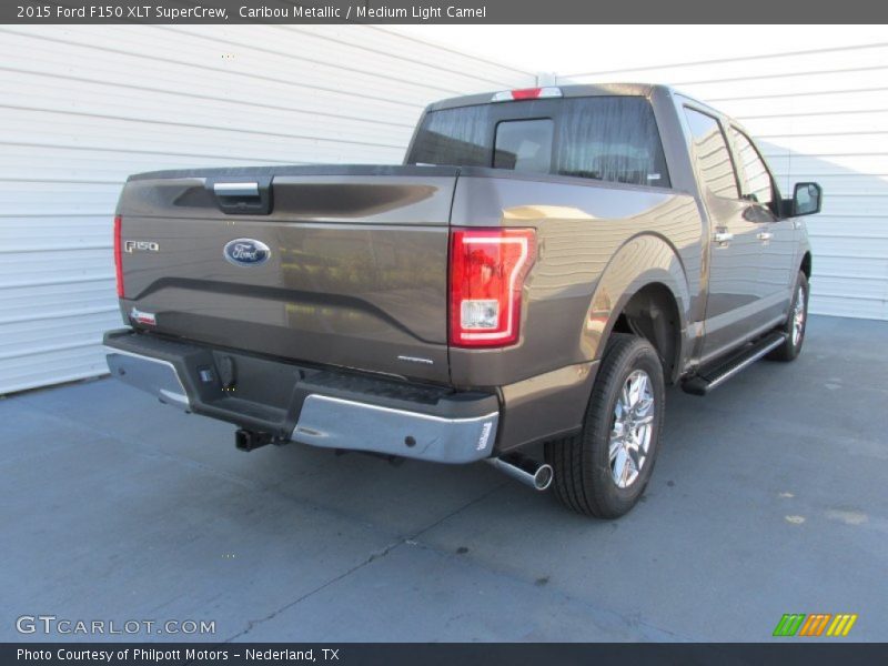 Caribou Metallic / Medium Light Camel 2015 Ford F150 XLT SuperCrew