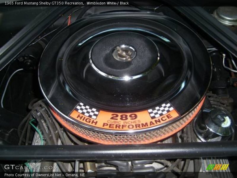  1965 Mustang Shelby GT350 Recreation Engine - 289 Hi-Po V8