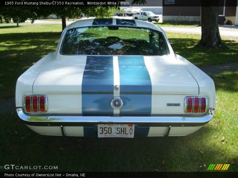 Wimbledon White / Black 1965 Ford Mustang Shelby GT350 Recreation