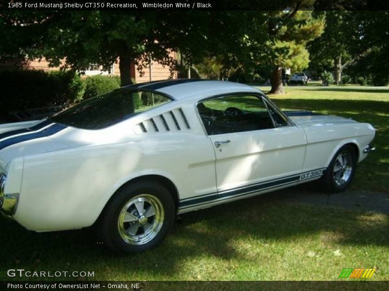 Wimbledon White / Black 1965 Ford Mustang Shelby GT350 Recreation