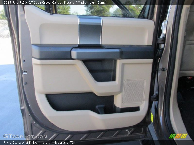 Caribou Metallic / Medium Light Camel 2015 Ford F150 XLT SuperCrew