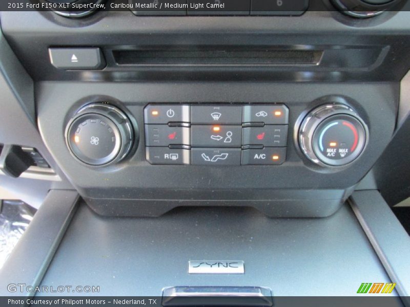 Caribou Metallic / Medium Light Camel 2015 Ford F150 XLT SuperCrew