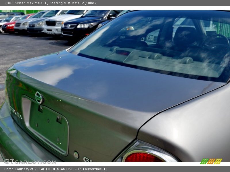 Sterling Mist Metallic / Black 2002 Nissan Maxima GLE