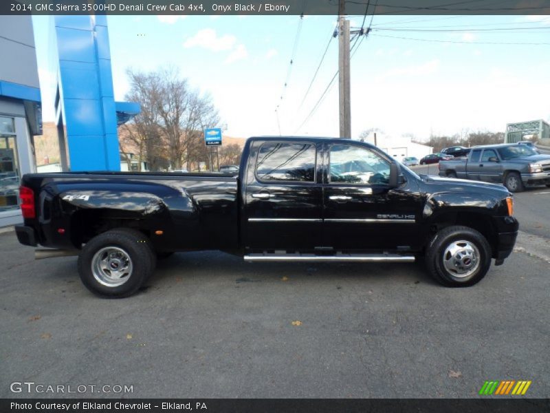 Onyx Black / Ebony 2014 GMC Sierra 3500HD Denali Crew Cab 4x4