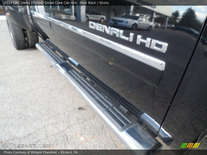 Onyx Black / Ebony 2014 GMC Sierra 3500HD Denali Crew Cab 4x4