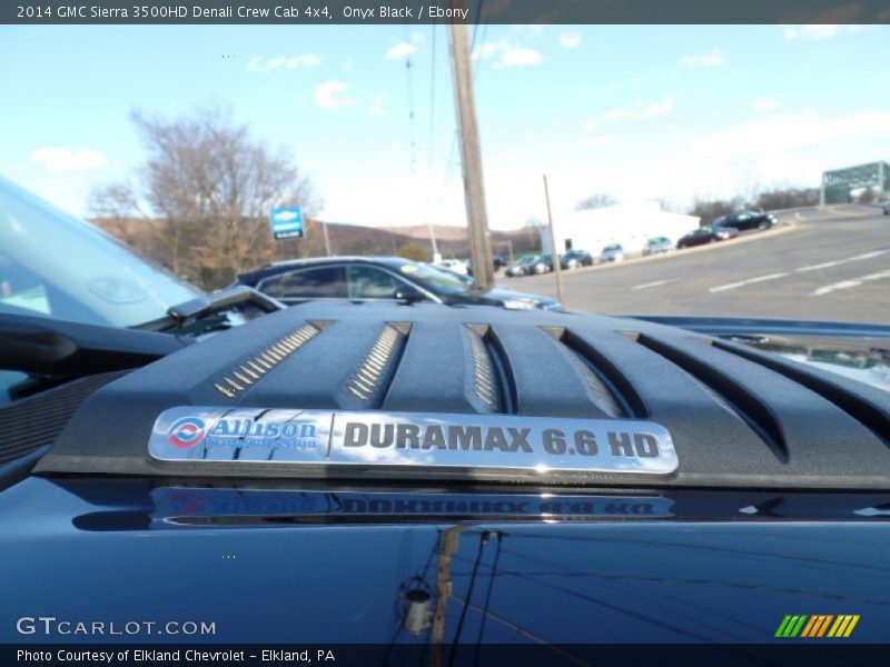 Onyx Black / Ebony 2014 GMC Sierra 3500HD Denali Crew Cab 4x4