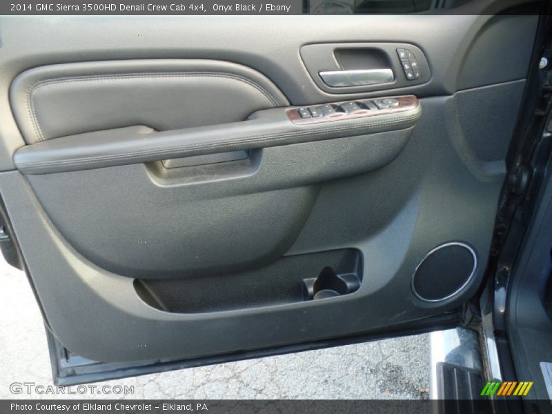 Onyx Black / Ebony 2014 GMC Sierra 3500HD Denali Crew Cab 4x4