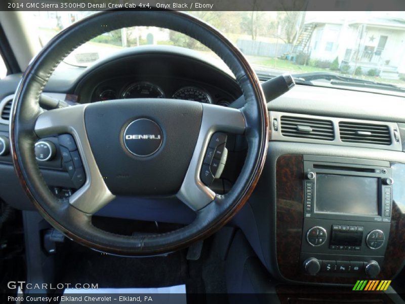 Onyx Black / Ebony 2014 GMC Sierra 3500HD Denali Crew Cab 4x4