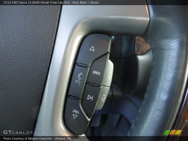 Onyx Black / Ebony 2014 GMC Sierra 3500HD Denali Crew Cab 4x4