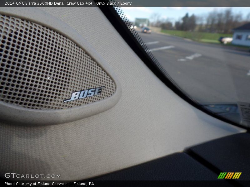 Onyx Black / Ebony 2014 GMC Sierra 3500HD Denali Crew Cab 4x4