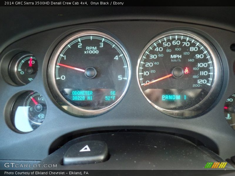 Onyx Black / Ebony 2014 GMC Sierra 3500HD Denali Crew Cab 4x4