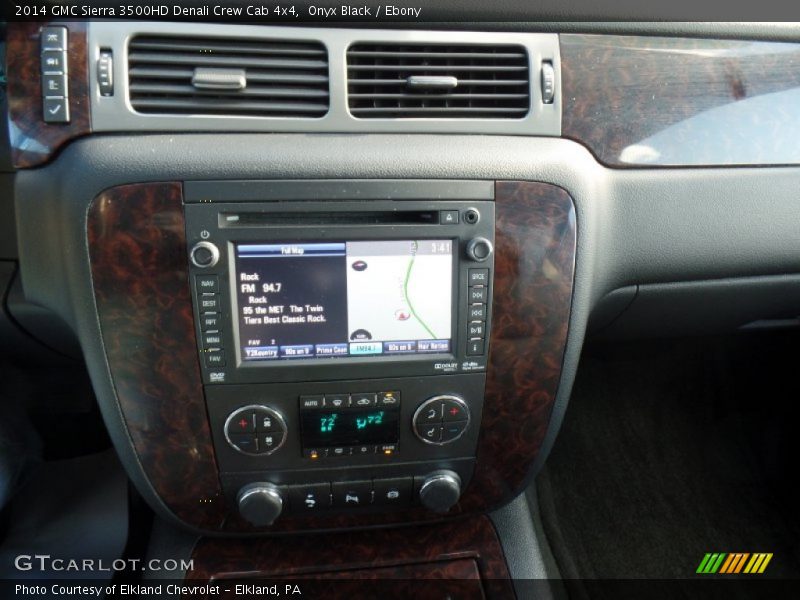 Onyx Black / Ebony 2014 GMC Sierra 3500HD Denali Crew Cab 4x4