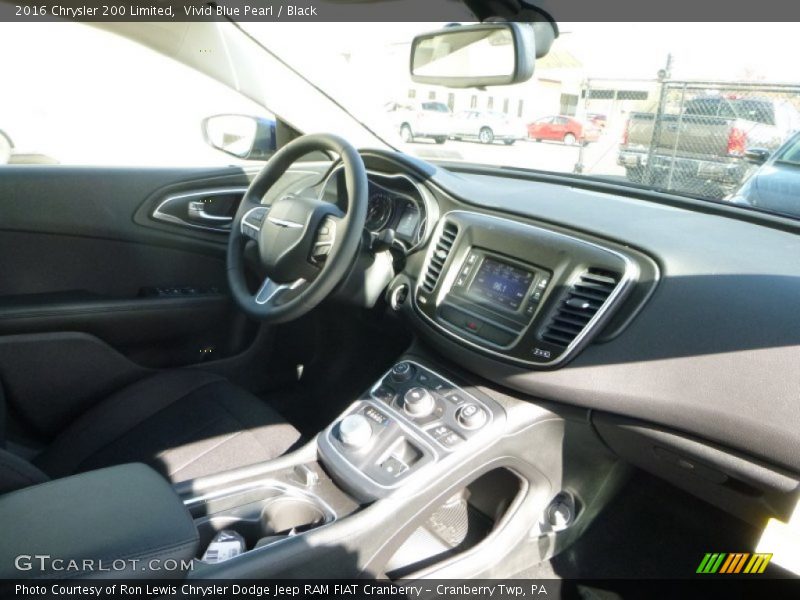 Vivid Blue Pearl / Black 2016 Chrysler 200 Limited