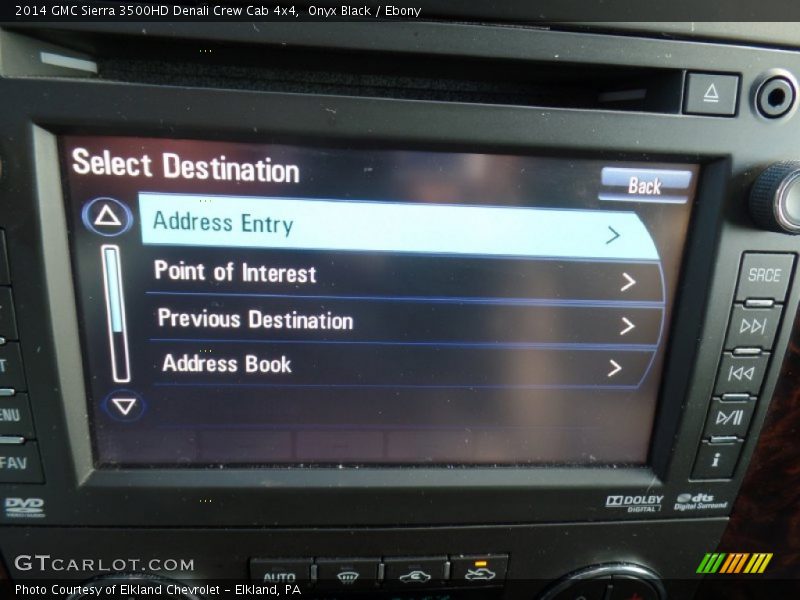 Onyx Black / Ebony 2014 GMC Sierra 3500HD Denali Crew Cab 4x4