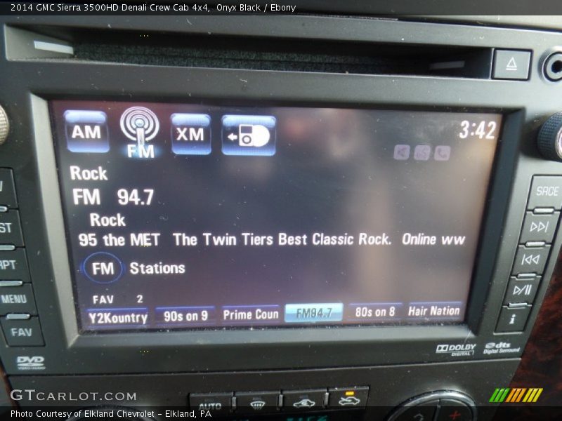 Onyx Black / Ebony 2014 GMC Sierra 3500HD Denali Crew Cab 4x4