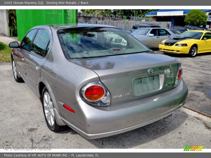 Sterling Mist Metallic / Black 2002 Nissan Maxima GLE