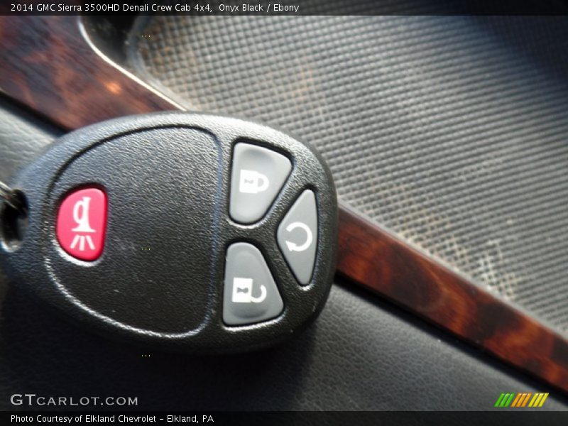 Onyx Black / Ebony 2014 GMC Sierra 3500HD Denali Crew Cab 4x4