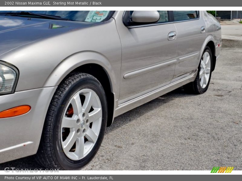 Sterling Mist Metallic / Black 2002 Nissan Maxima GLE