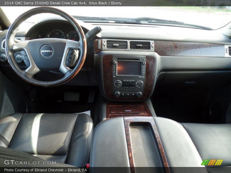 Onyx Black / Ebony 2014 GMC Sierra 3500HD Denali Crew Cab 4x4