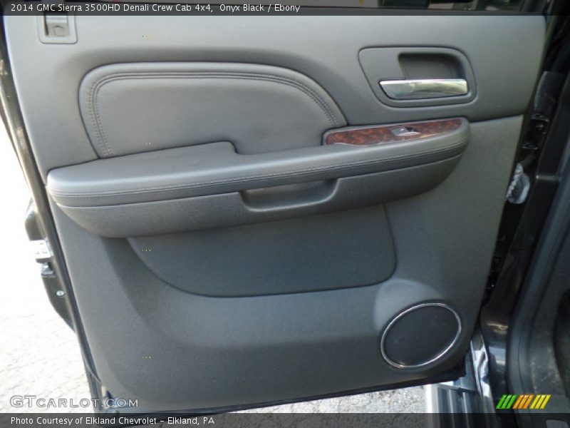 Onyx Black / Ebony 2014 GMC Sierra 3500HD Denali Crew Cab 4x4